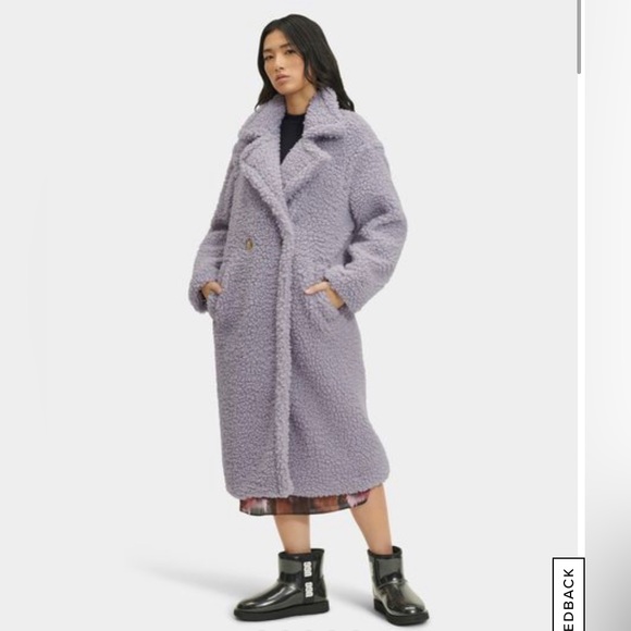 UGG Jackets & Blazers - UGG GERTRUDE LONG TEDDY